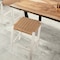 Alaterre Furniture Newport 24in H Wood Counter Height Stool 24 with Handcrafted Woven Rope Seat, White ANNP2250 - alternate 6